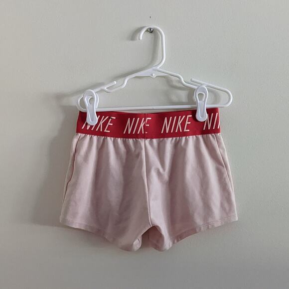 Nike Dri-FIT Trophy Training Shorts Sz XS/6-7 Light Pink Red - Picture 3 of 6